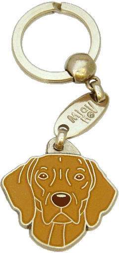 ВЕЙМАРАНЕР - КОРИЧНЕВЫЙ <br> (брелоки для ключей, Гравировка включена в стоимость)